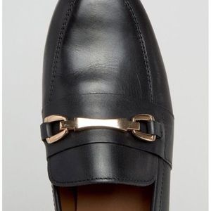 asos movement leather loafers